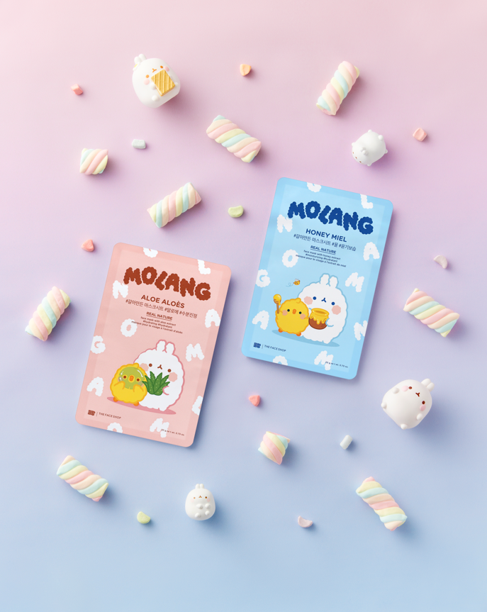 MOLANG REAL NATURE FACE MASK - HONEY x10