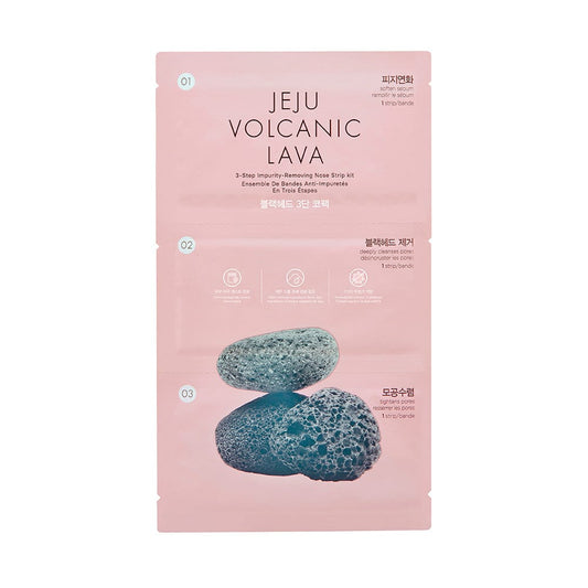 JEJU VOLCANIC LAVA 3-STEP DEEP CLEANSING NOSE STRIPS