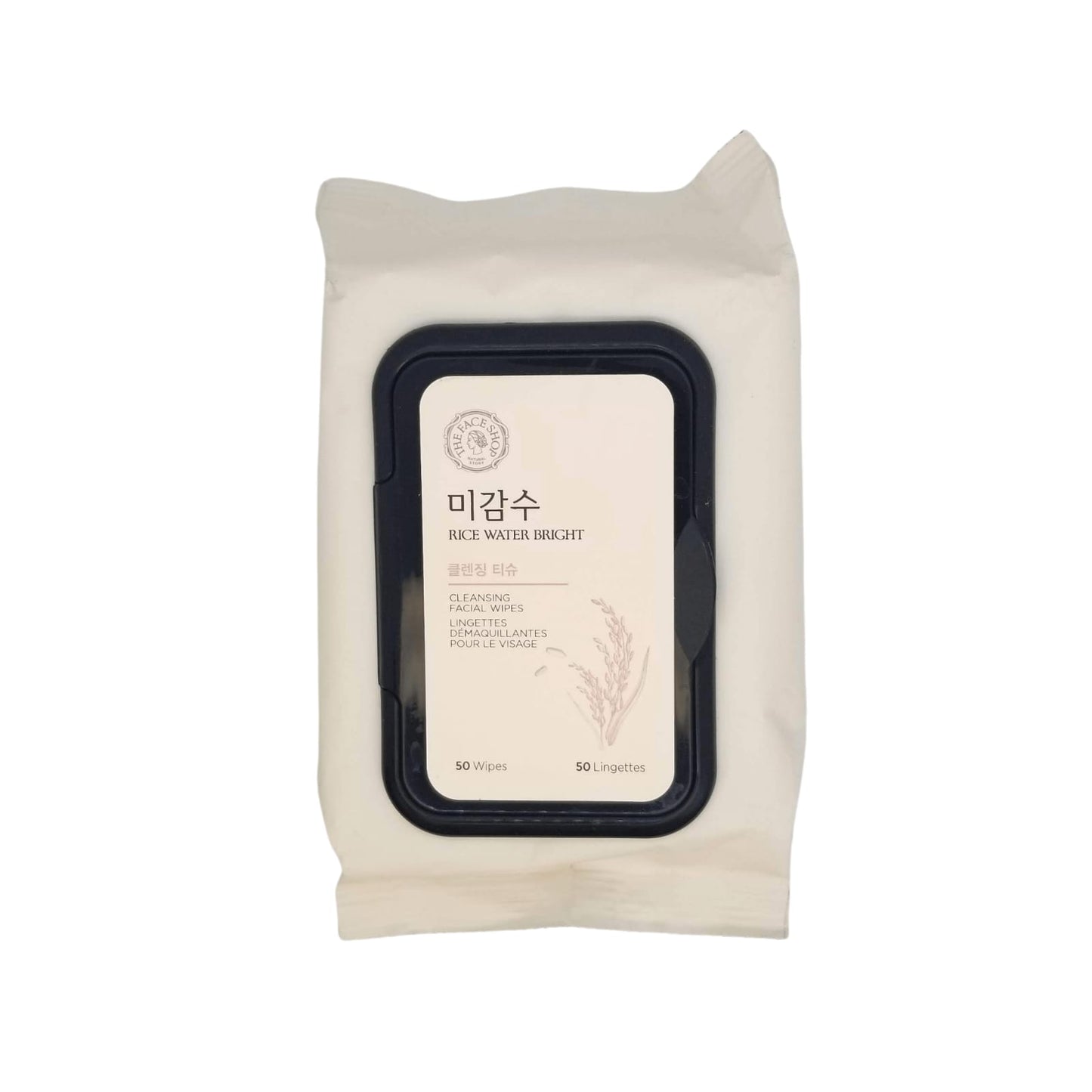 RICE WATER BRIGHT CLEANSING WIPES - 50 SHEETS