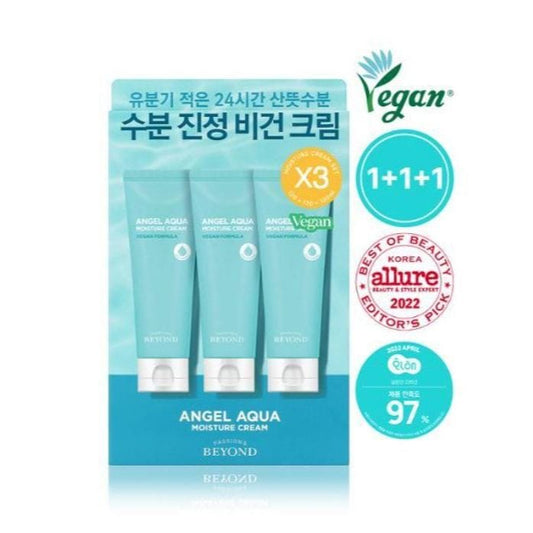 BEYOND ANGEL AQUA MOISTURE CREAM 120ML X 3 - TUBE